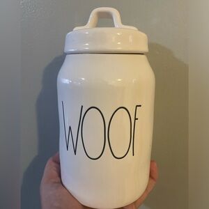 Rae Dunn dog treat jar